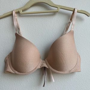 Victoria’s Secret Sparkly Nude T Shirt Bra Size 34B